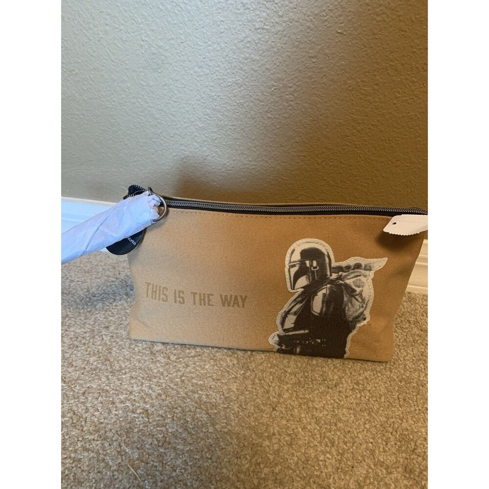 Bath & Body Works Star Wars Mandalorin Grogu Makeup Bag New Limited